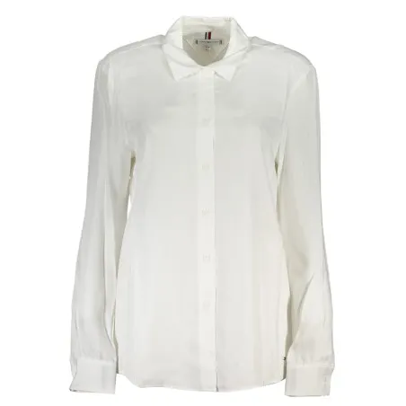 TOMMY HILFIGER CHEMISE À MANCHES LONGUES FEMME BLANC - TOMMY HILFIGER