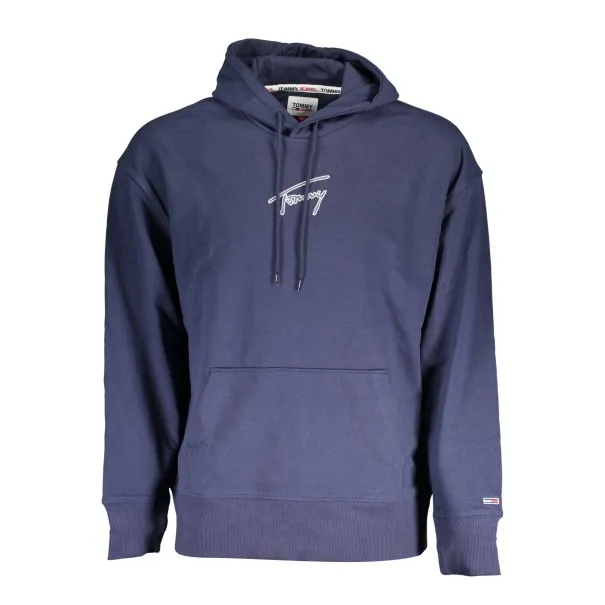 SWEAT-SHIRT SANS FERMETURE ÉCLAIR BLEU TOMMY HILFIGER POUR HOMMES - TOMMY HILFIGER