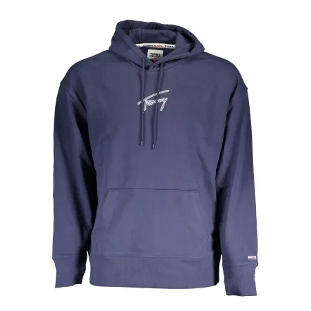 SWEAT-SHIRT SANS FERMETURE ÉCLAIR BLEU TOMMY HILFIGER POUR HOMMES - TOMMY HILFIGER