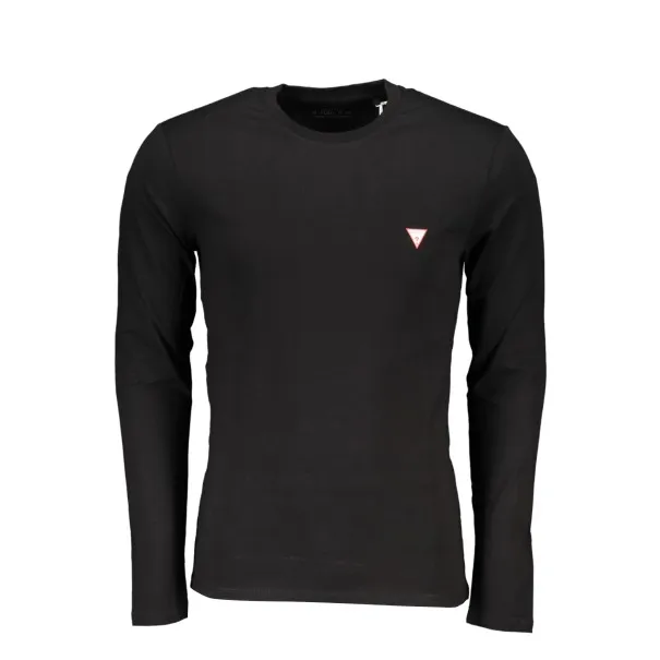 GUESS JEANS T-SHIRT À MANCHES LONGUES POUR HOMMES NOIR - GUESS JEANS