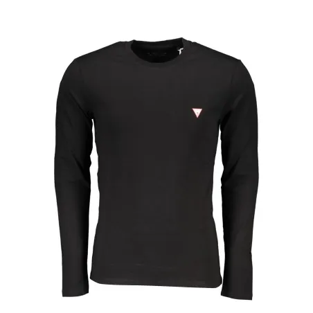 GUESS JEANS T-SHIRT À MANCHES LONGUES POUR HOMMES NOIR - GUESS JEANS