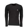 GUESS JEANS T-SHIRT À MANCHES LONGUES POUR HOMMES NOIR - GUESS JEANS