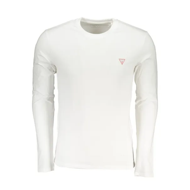GUESS JEANS T-SHIRT À MANCHES LONGUES HOMME BLANC - GUESS JEANS