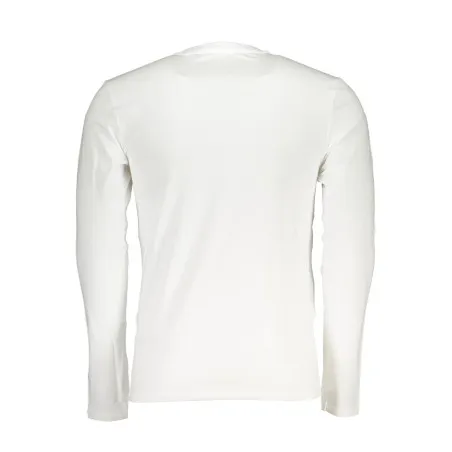 GUESS JEANS T-SHIRT À MANCHES LONGUES HOMME BLANC - GUESS JEANS