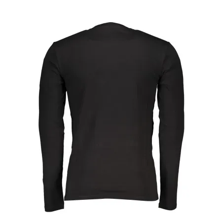 GUESS JEANS T-SHIRT À MANCHES LONGUES POUR HOMMES NOIR - GUESS JEANS