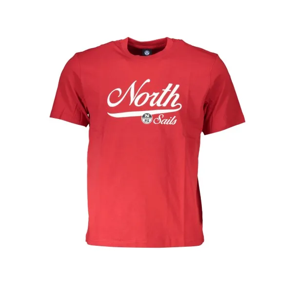 NORTH SAILS T-SHIRT MANCHES COURTES HOMME ROUGE - NORTH SAILS