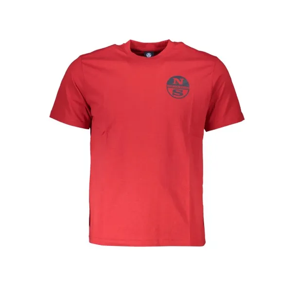 NORTH SAILS T-SHIRT MANCHES COURTES HOMME ROUGE - NORTH SAILS