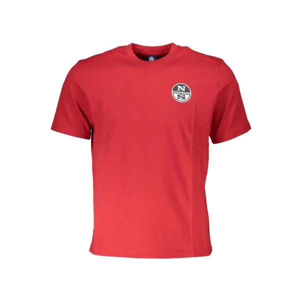 NORTH SAILS T-SHIRT MANCHES COURTES HOMME ROUGE - NORTH SAILS