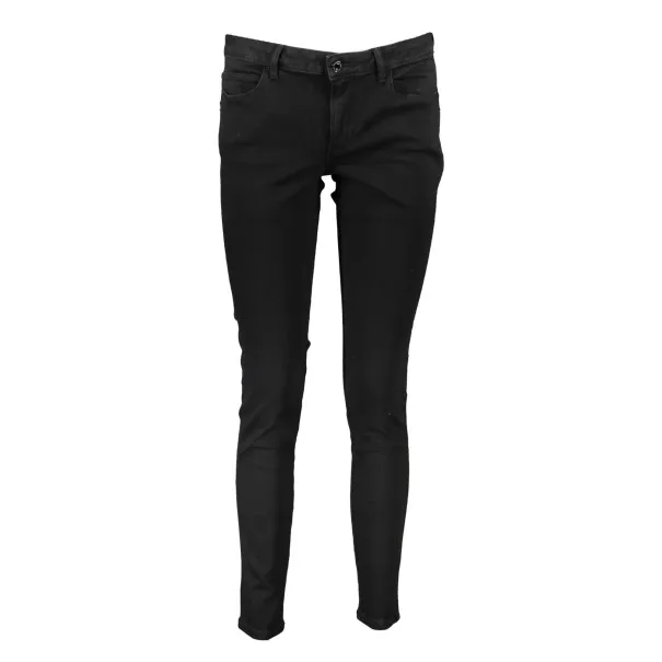 GUESS JEANS JEAN EN DENIM NOIR FEMME - GUESS JEANS