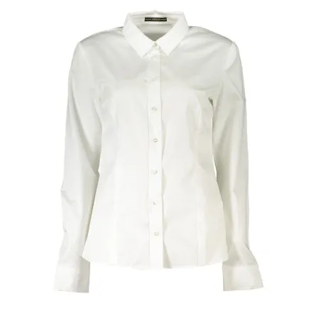 GUESS JEANS CHEMISE À MANCHES LONGUES FEMME BLANC - GUESS JEANS