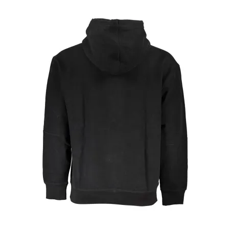 SWEAT-SHIRT SANS FERMETURE ÉCLAIR NOIR HUGO BOSS POUR HOMMES - BOSS