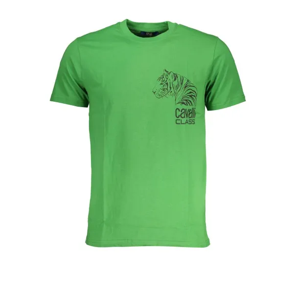 T-SHIRT MANCHES COURTES HOMME CAVALLI CLASS VERT - CAVALLI CLASS