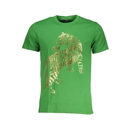 T-SHIRT MANCHES COURTES HOMME CAVALLI CLASS VERT - CAVALLI CLASS