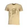T-SHIRT MANCHES COURTES HOMME CAVALLI CLASS BEIGE - CAVALLI CLASS