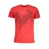 CAVALLI T-SHIRT MANCHES COURTES HOMME CLASS ROUGE - CAVALLI CLASS