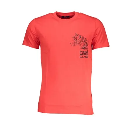 CAVALLI T-SHIRT MANCHES COURTES HOMME CLASS ROUGE - CAVALLI CLASS