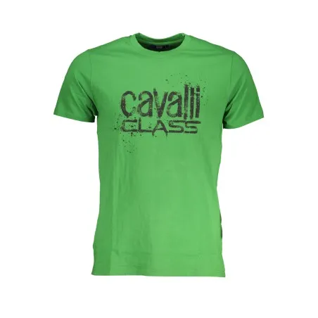 T-SHIRT MANCHES COURTES HOMME CAVALLI CLASS VERT - CAVALLI CLASS