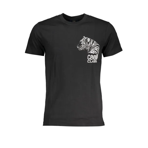 T-SHIRT À MANCHES COURTES HOMME CAVALLI CLASS NOIR - CAVALLI CLASS