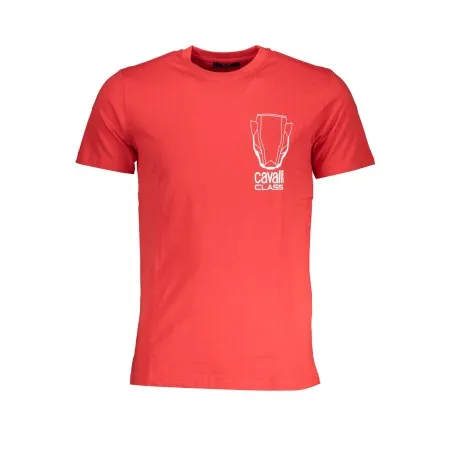 CAVALLI T-SHIRT MANCHES COURTES HOMME CLASS ROUGE - CAVALLI CLASS