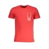 CAVALLI T-SHIRT MANCHES COURTES HOMME CLASS ROUGE - CAVALLI CLASS