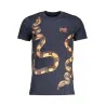 T-SHIRT MANCHES COURTES HOMME CAVALLI CLASS BLEU - CAVALLI CLASS
