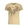 T-SHIRT MANCHES COURTES HOMME CAVALLI CLASS BEIGE - CAVALLI CLASS