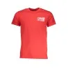 CAVALLI T-SHIRT MANCHES COURTES HOMME CLASS ROUGE - CAVALLI CLASS