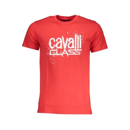 CAVALLI T-SHIRT MANCHES COURTES HOMME CLASS ROUGE - CAVALLI CLASS