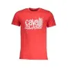 CAVALLI T-SHIRT MANCHES COURTES HOMME CLASS ROUGE - CAVALLI CLASS