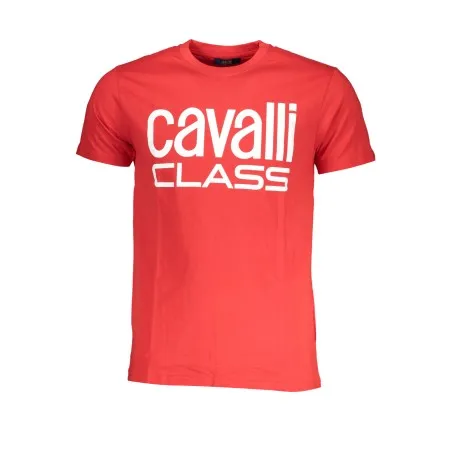 CAVALLI T-SHIRT MANCHES COURTES HOMME CLASS ROUGE - CAVALLI CLASS