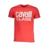 CAVALLI T-SHIRT MANCHES COURTES HOMME CLASS ROUGE - CAVALLI CLASS