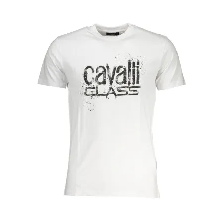 T-SHIRT MANCHES COURTES HOMME CAVALLI CLASS BLANC - CAVALLI CLASS