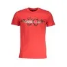 CAVALLI T-SHIRT MANCHES COURTES HOMME CLASS ROUGE - CAVALLI CLASS