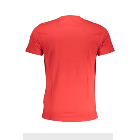 CAVALLI T-SHIRT MANCHES COURTES HOMME CLASS ROUGE - CAVALLI CLASS