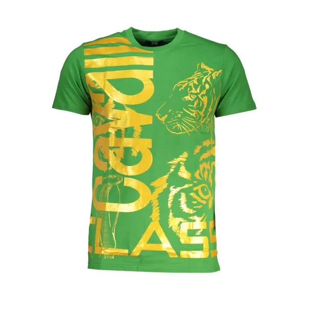 T-SHIRT MANCHES COURTES HOMME CAVALLI CLASS VERT - CAVALLI CLASS