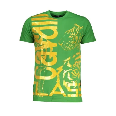 T-SHIRT MANCHES COURTES HOMME CAVALLI CLASS VERT - CAVALLI CLASS