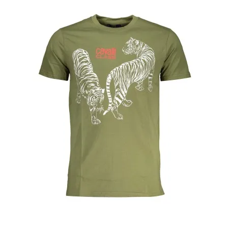 T-SHIRT MANCHES COURTES HOMME CAVALLI CLASS VERT - CAVALLI CLASS