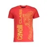 CAVALLI T-SHIRT MANCHES COURTES HOMME CLASS ROUGE - CAVALLI CLASS
