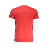 CAVALLI T-SHIRT MANCHES COURTES HOMME CLASS ROUGE - CAVALLI CLASS