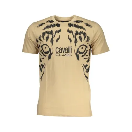 T-SHIRT MANCHES COURTES HOMME CAVALLI CLASS BEIGE - CAVALLI CLASS