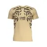 T-SHIRT MANCHES COURTES HOMME CAVALLI CLASS BEIGE - CAVALLI CLASS