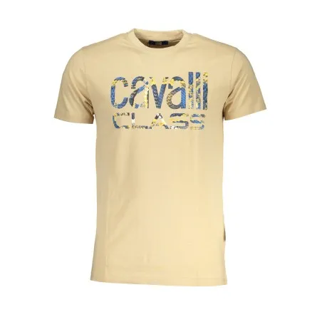 T-SHIRT MANCHES COURTES HOMME CAVALLI CLASS BEIGE - CAVALLI CLASS
