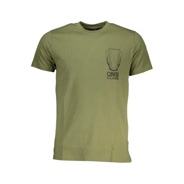 T-SHIRT MANCHES COURTES HOMME CAVALLI CLASS VERT - CAVALLI CLASS