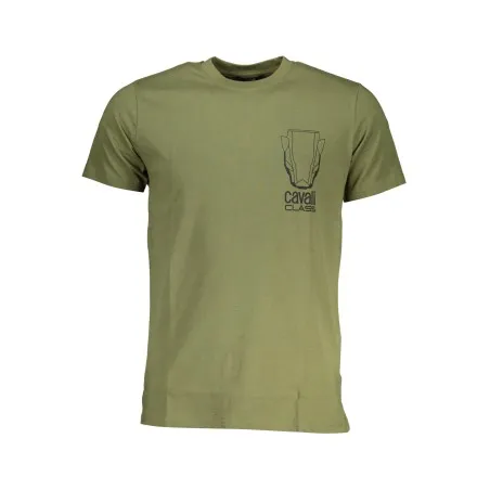 T-SHIRT MANCHES COURTES HOMME CAVALLI CLASS VERT - CAVALLI CLASS