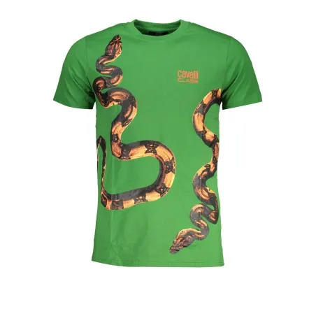 T-SHIRT MANCHES COURTES HOMME CAVALLI CLASS VERT - CAVALLI CLASS