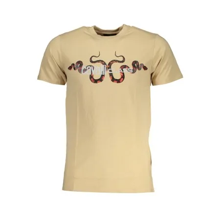T-SHIRT MANCHES COURTES HOMME CAVALLI CLASS BEIGE - CAVALLI CLASS