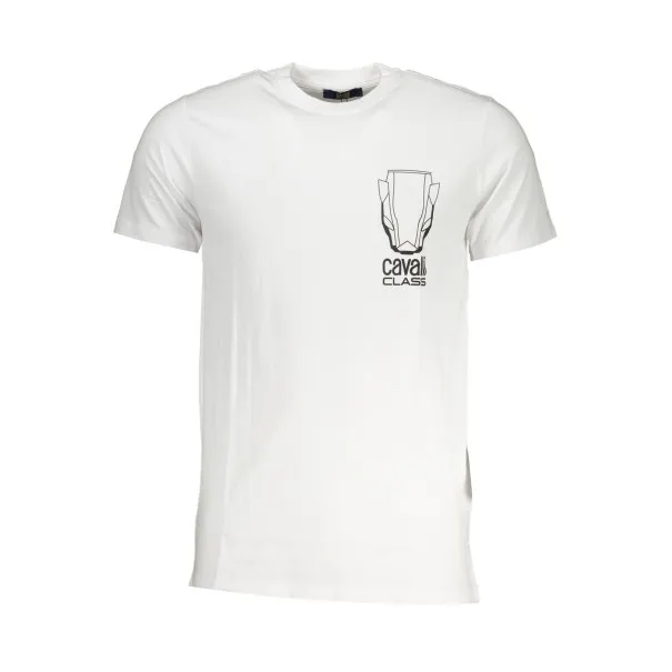 T-SHIRT MANCHES COURTES HOMME CAVALLI CLASS BLANC - CAVALLI CLASS
