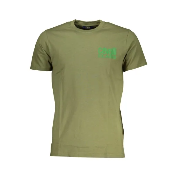 T-SHIRT MANCHES COURTES HOMME CAVALLI CLASS VERT - CAVALLI CLASS