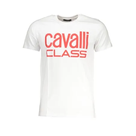 T-SHIRT MANCHES COURTES HOMME CAVALLI CLASS BLANC - CAVALLI CLASS