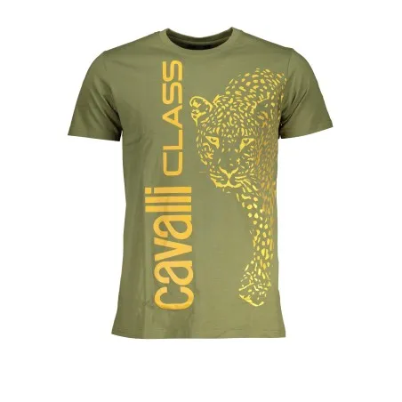 T-SHIRT MANCHES COURTES HOMME CAVALLI CLASS VERT - CAVALLI CLASS